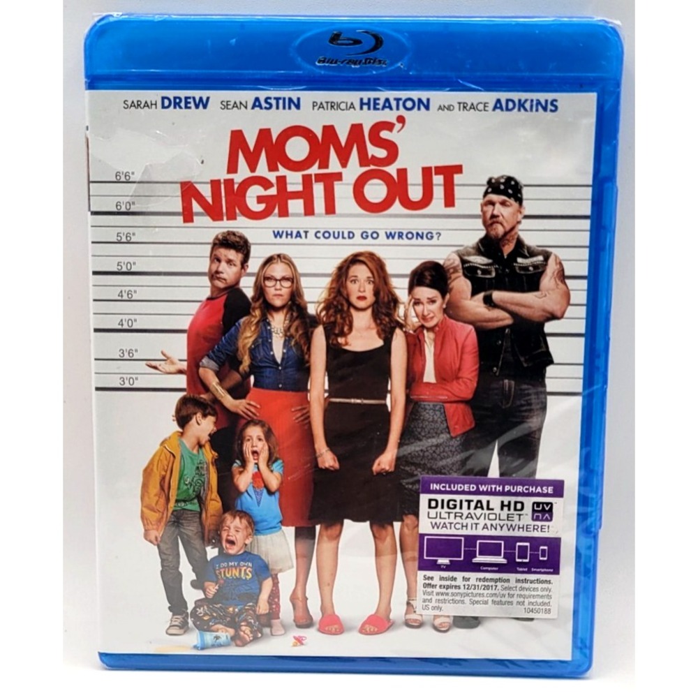 Mom's Night Out (Blu-ray, 2014) FACTORY SEALED NEW SARAH DREW